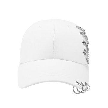 Metal Chain K-Pop Cap