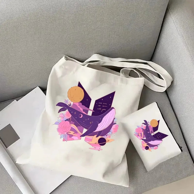 K-Pop Logo Tote Bag